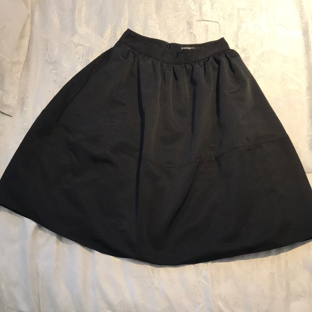 Black circle skirt
